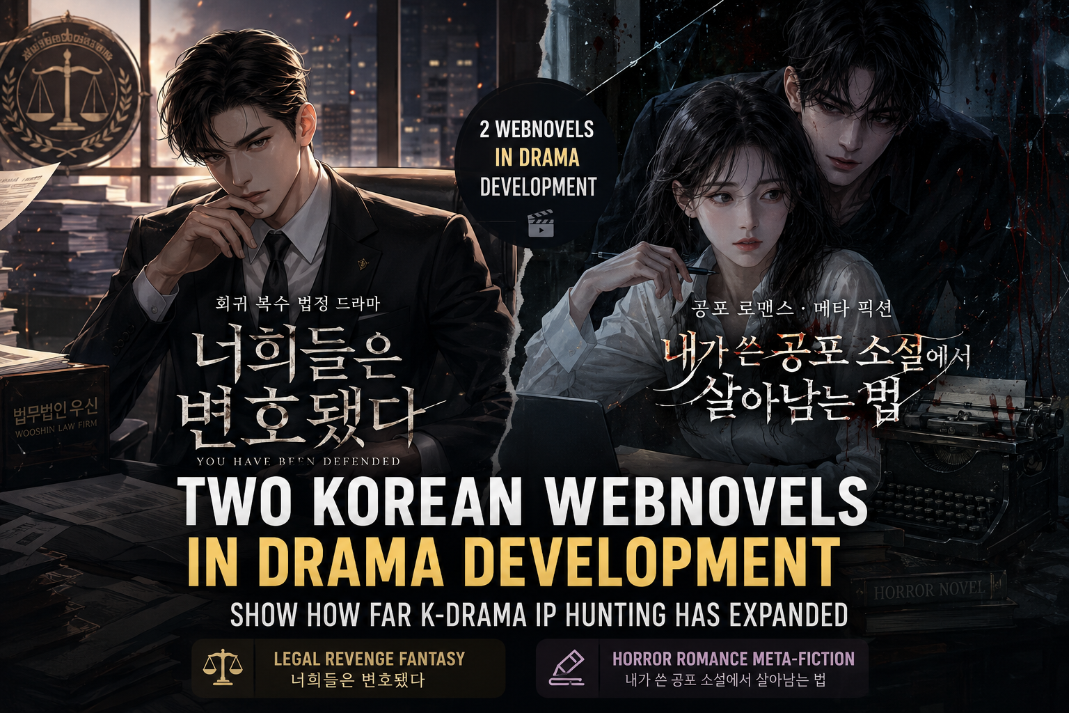Two Korean Webnovels in Drama Development Show How Far K-Drama IP Hunting Has Expanded