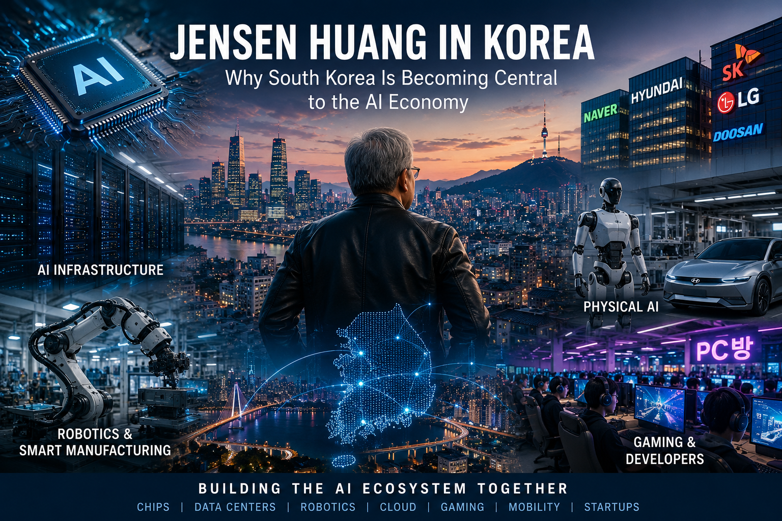 Jensen Huang’s Korea Visit Shows Why South Korea Is Becoming Central to the AI Economy