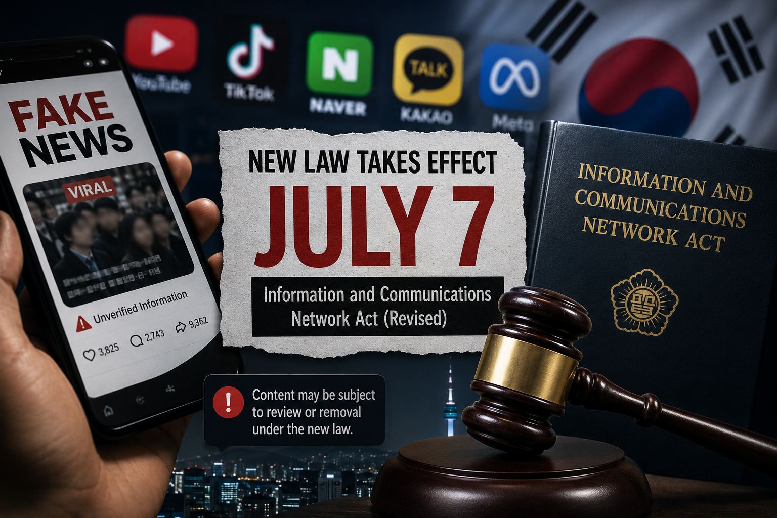 Korea’s New “Fake News” Law Is Becoming Next Week’s Biggest Platform Anxiety